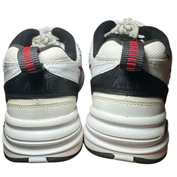 Nike Air monarch full length standard width D size 8.5. Black/white red swoosh - Picture 8 of 11